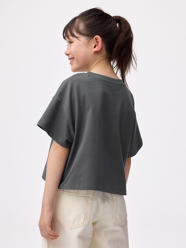 GIRLSクロップドカットアウトT