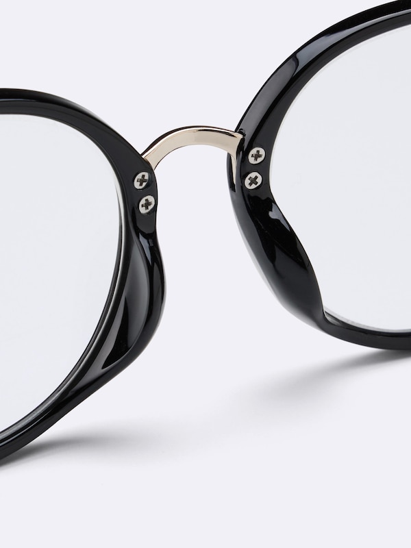 UVカットメタルコンビネーションボストンサングラス