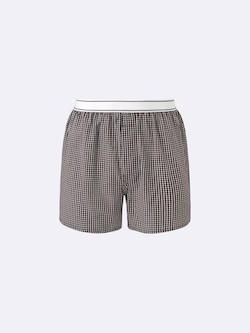 布帛トランクスウエストバンド(マイクロチェック)+E