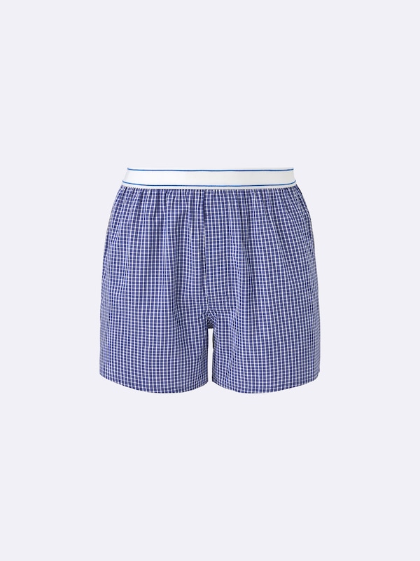 布帛トランクスウエストバンド(マイクロチェック)+E