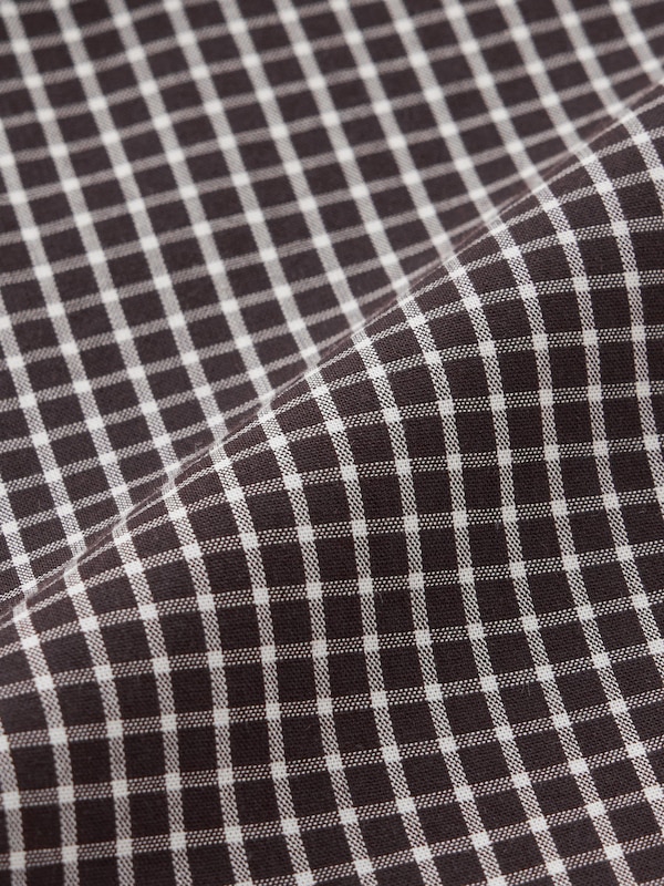 布帛トランクスウエストバンド(マイクロチェック)+E