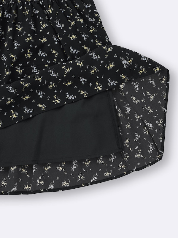 フラワープリントキャミソールチュニック