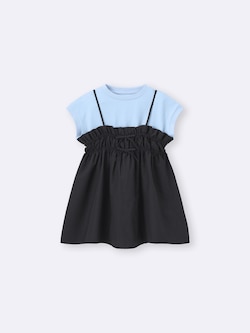 GIRLS 2ピースキャミソールチュニック(半袖)