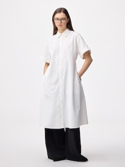 フレアシャツワンピース(半袖)+EC(丈短め102.0～111.0cm)