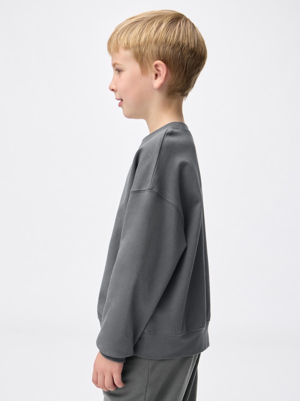 KIDS(男女兼用)コットンスウェットプルオーバー