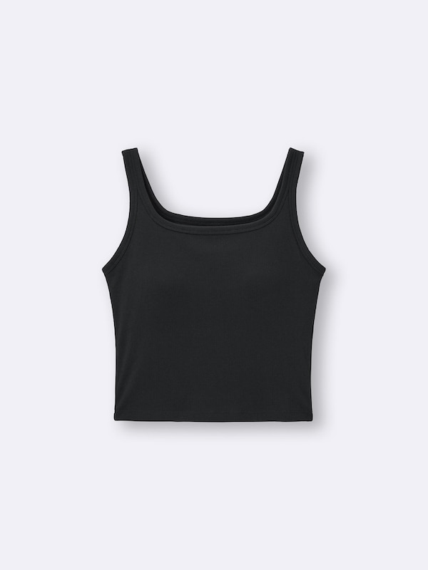 ブラフィールクロップドスクエアネックタンクトップ