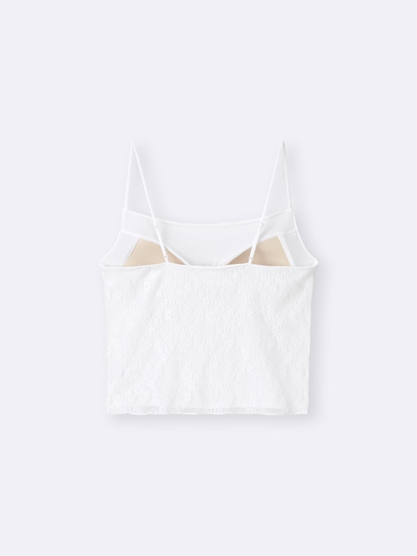 ブラフィールクロップドレースキャミソール