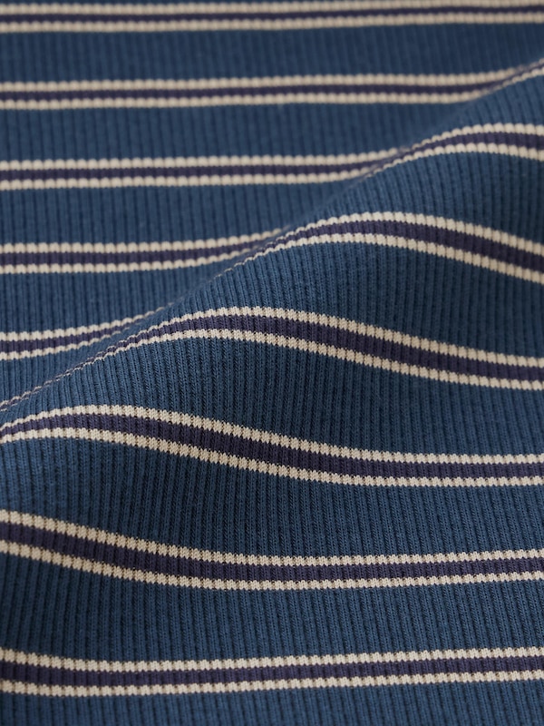 ブラフィールクロップドスクエアネックタンクトップ(ボーダー)