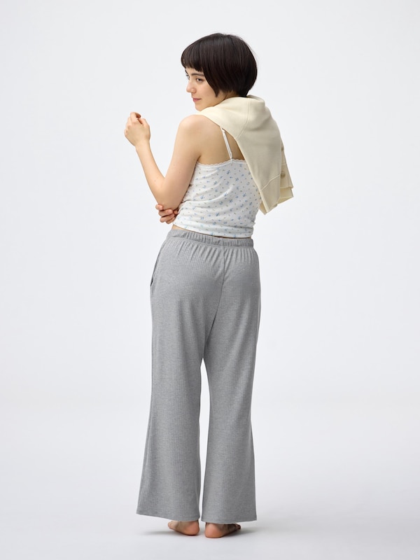 リブイージーパンツ+EC(丈短め62.0cm)