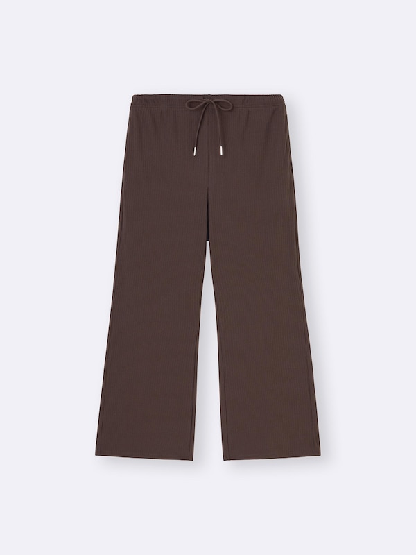 リブイージーパンツ+EC(丈短め62.0cm)