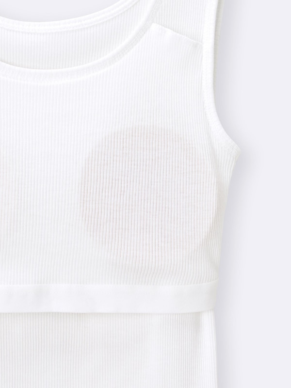 GIRLSブラフィールプチリブタンクトップ