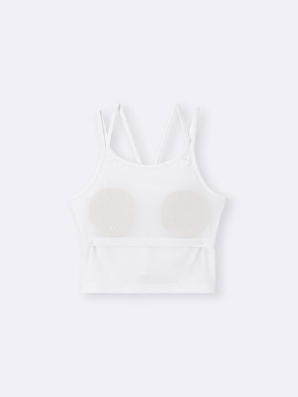 GIRLSブラフィールプチクロップドリブキャミソール