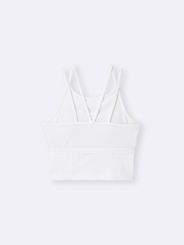 GIRLSブラフィールプチクロップドリブキャミソール