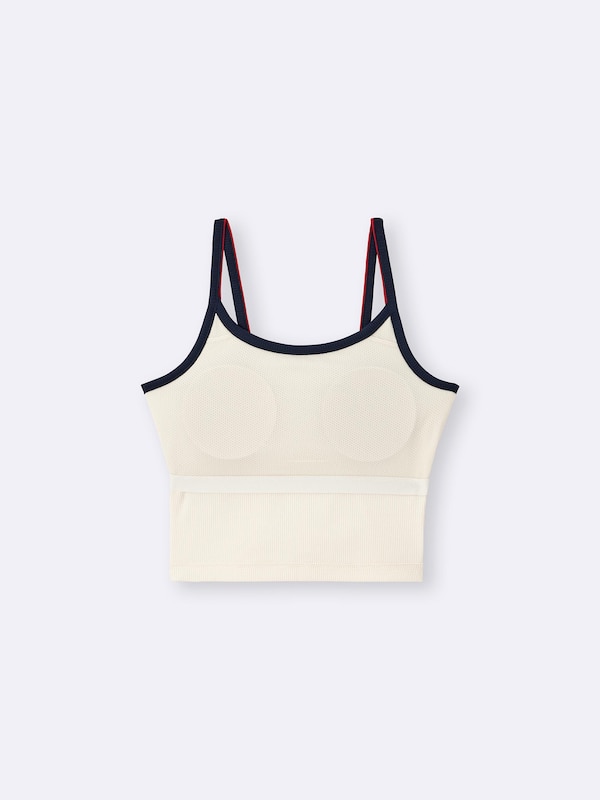 GIRLSブラフィールプチクロップドバイカラーキャミソール