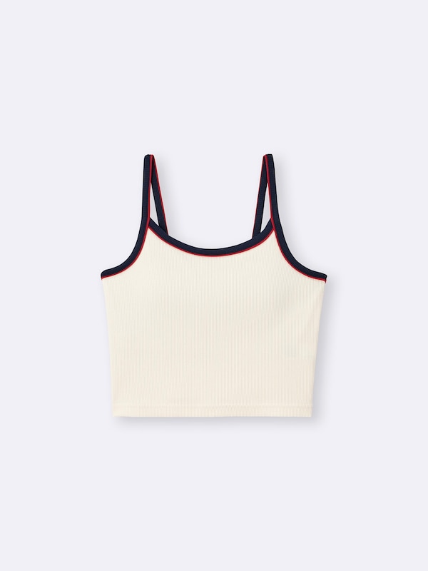 GIRLSブラフィールプチクロップドバイカラーキャミソール