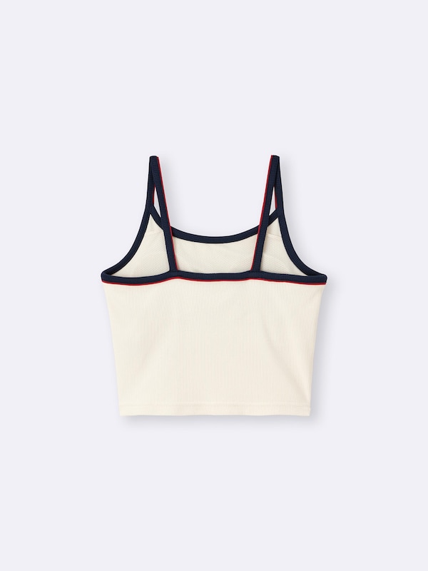 GIRLSブラフィールプチクロップドバイカラーキャミ ソール