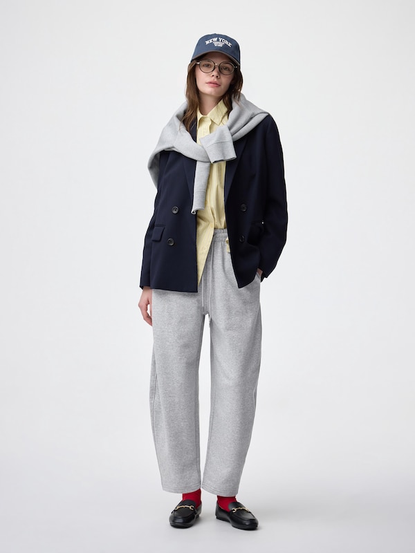 スウェットバレルアンクルパンツ(丈標準64.0～68.0cm)