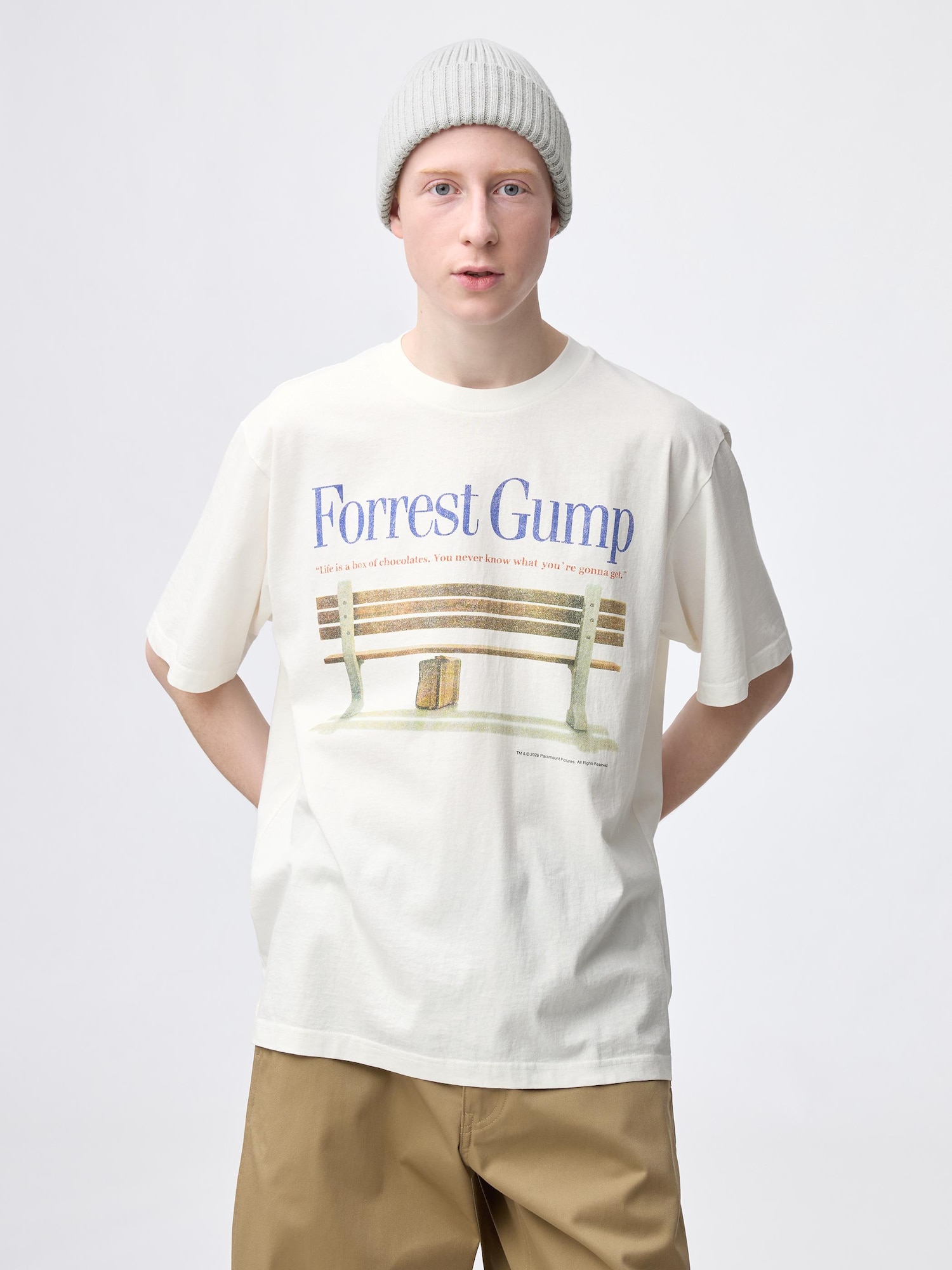 ウォッシュドグラフィックT Forrest Gump