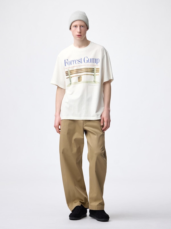 ウォッシュドグラフィックT Forrest Gump