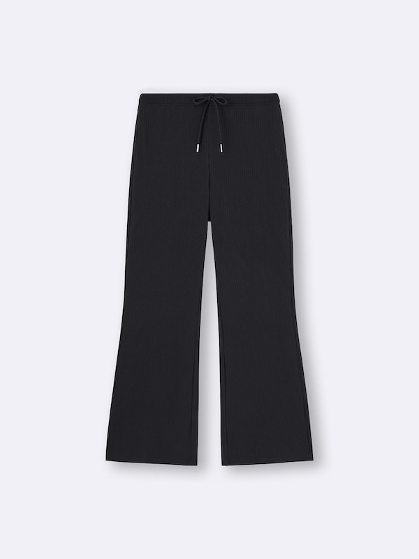 リブイージーパンツ+EC(丈長め76.0cm)