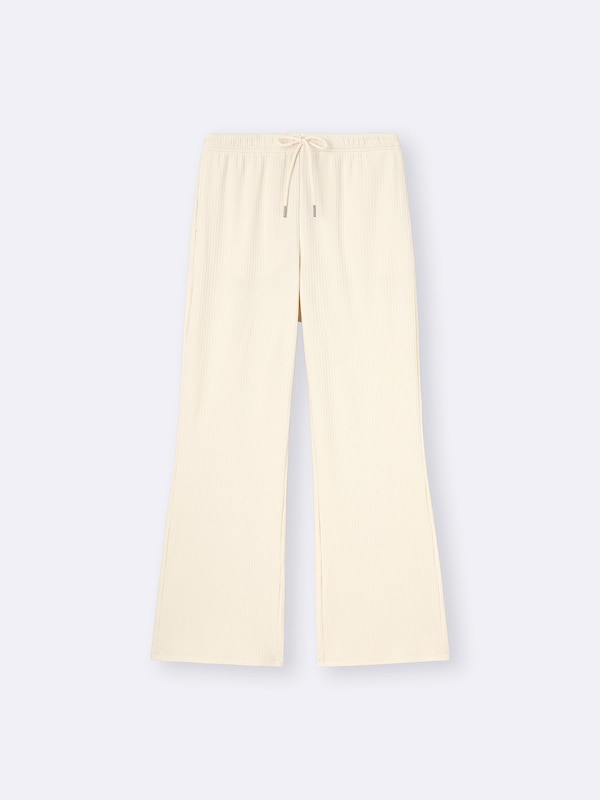 リブイージーパンツ+EC(丈長め76.0cm)