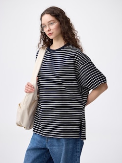 ドルマンスリーブボーダーT