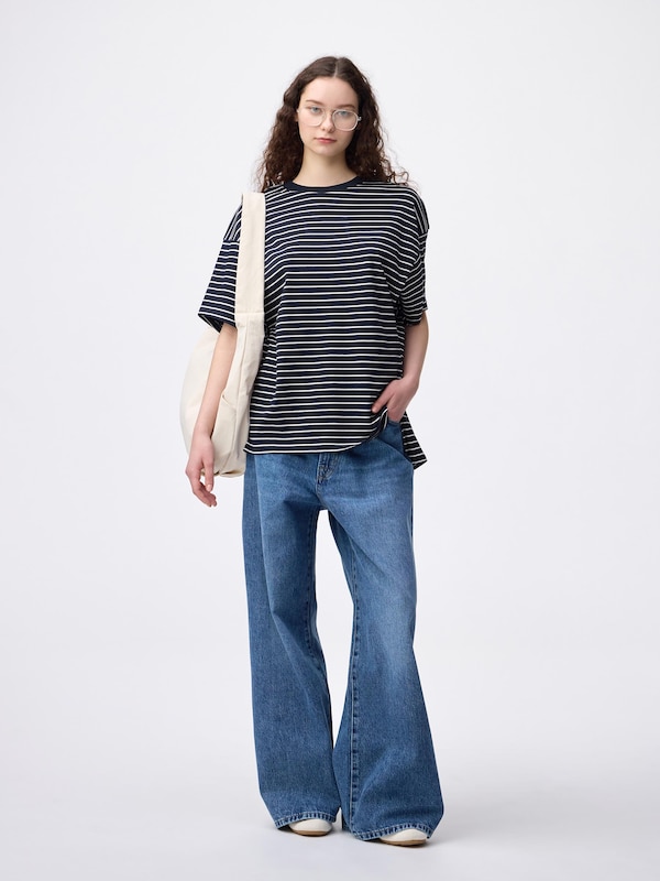 ドルマンスリーブボーダーT