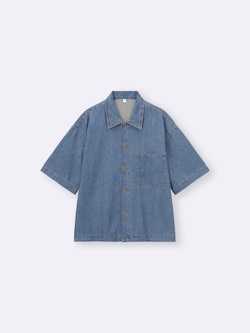 ボクシーワークシャツ(5分袖)+E