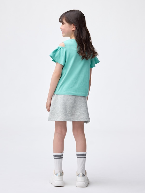 GIRLSパフスウェットミニスコート