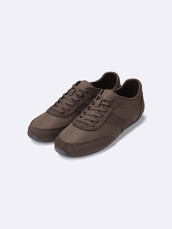 ナイロンコンビフラットスニーカー