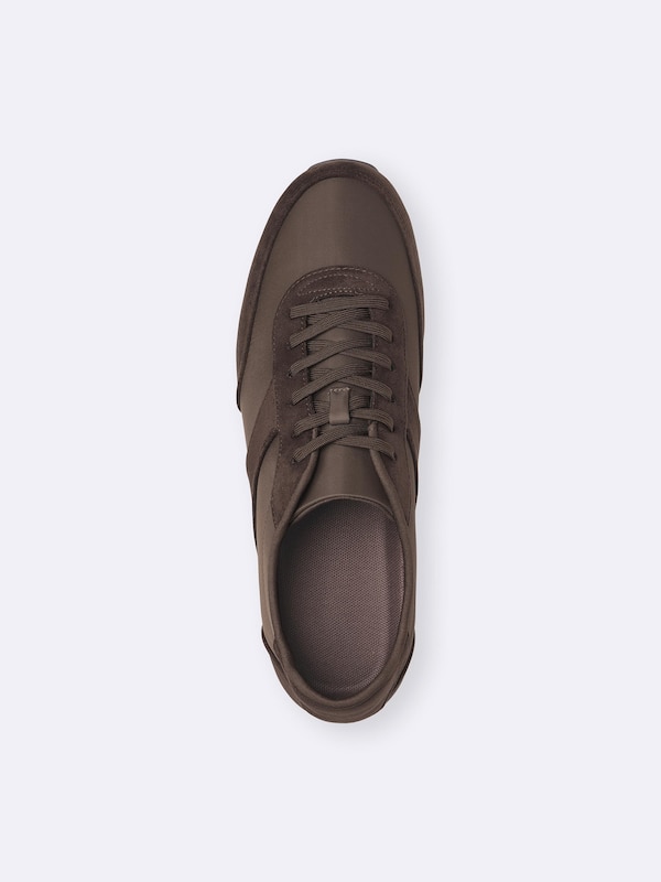 ナイロンコンビフラットスニーカー