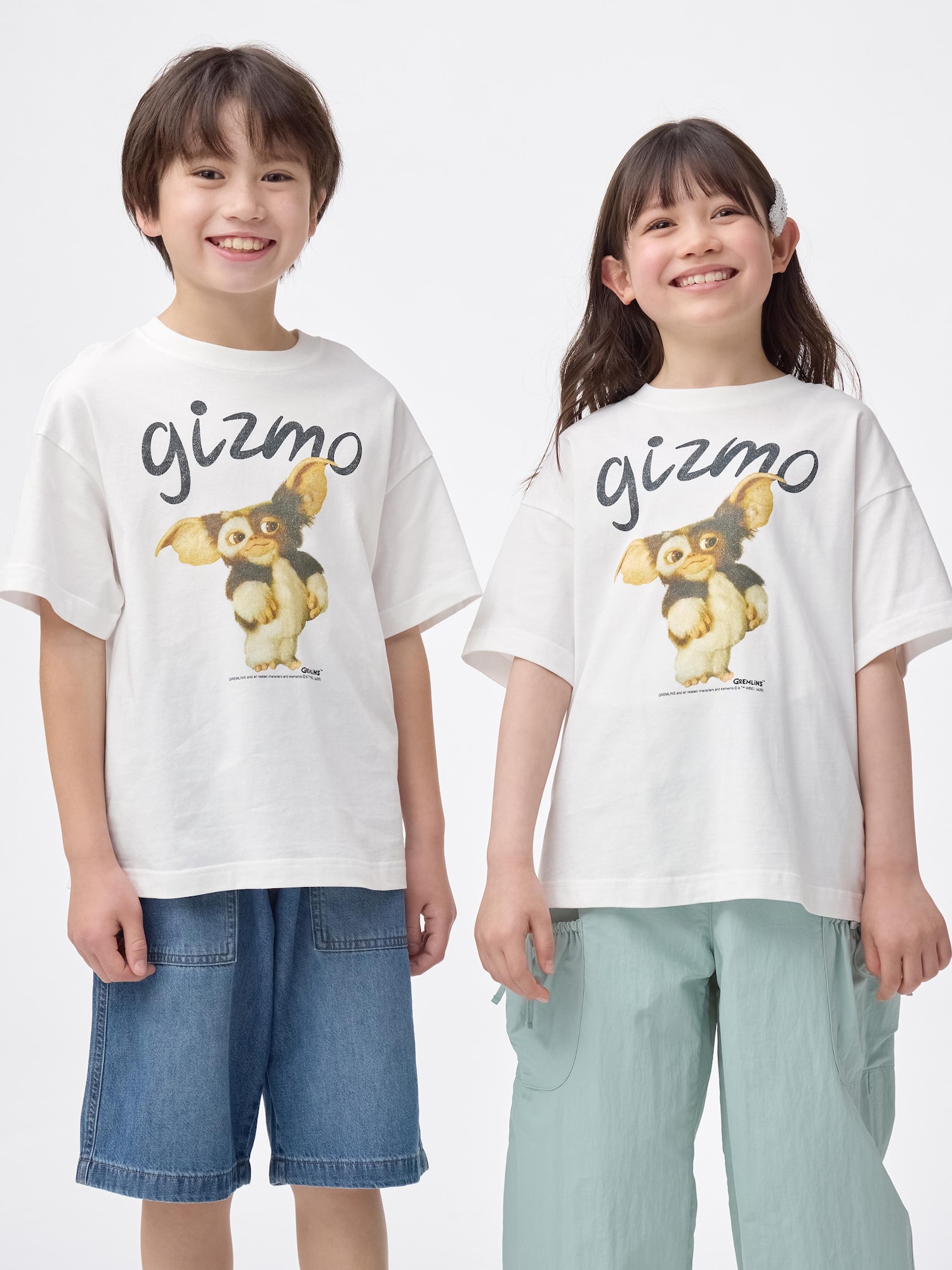 GU公式 | KIDS(男女兼用)グラフィックT GREMLINS(キッズ)