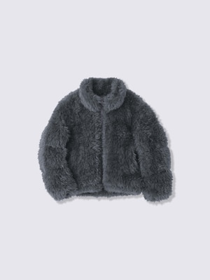 GIRLSウォームパデッドフラッフィーブルゾンPF