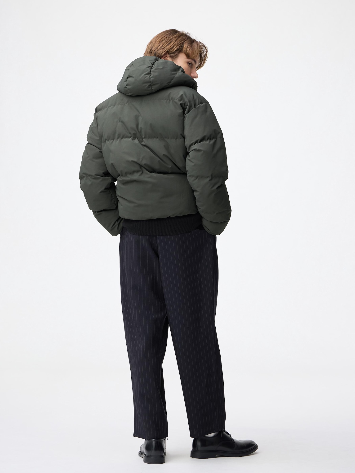 GU公式 | キャロットスラックス(ストライプ)(丈標準69.5～73.5cm)