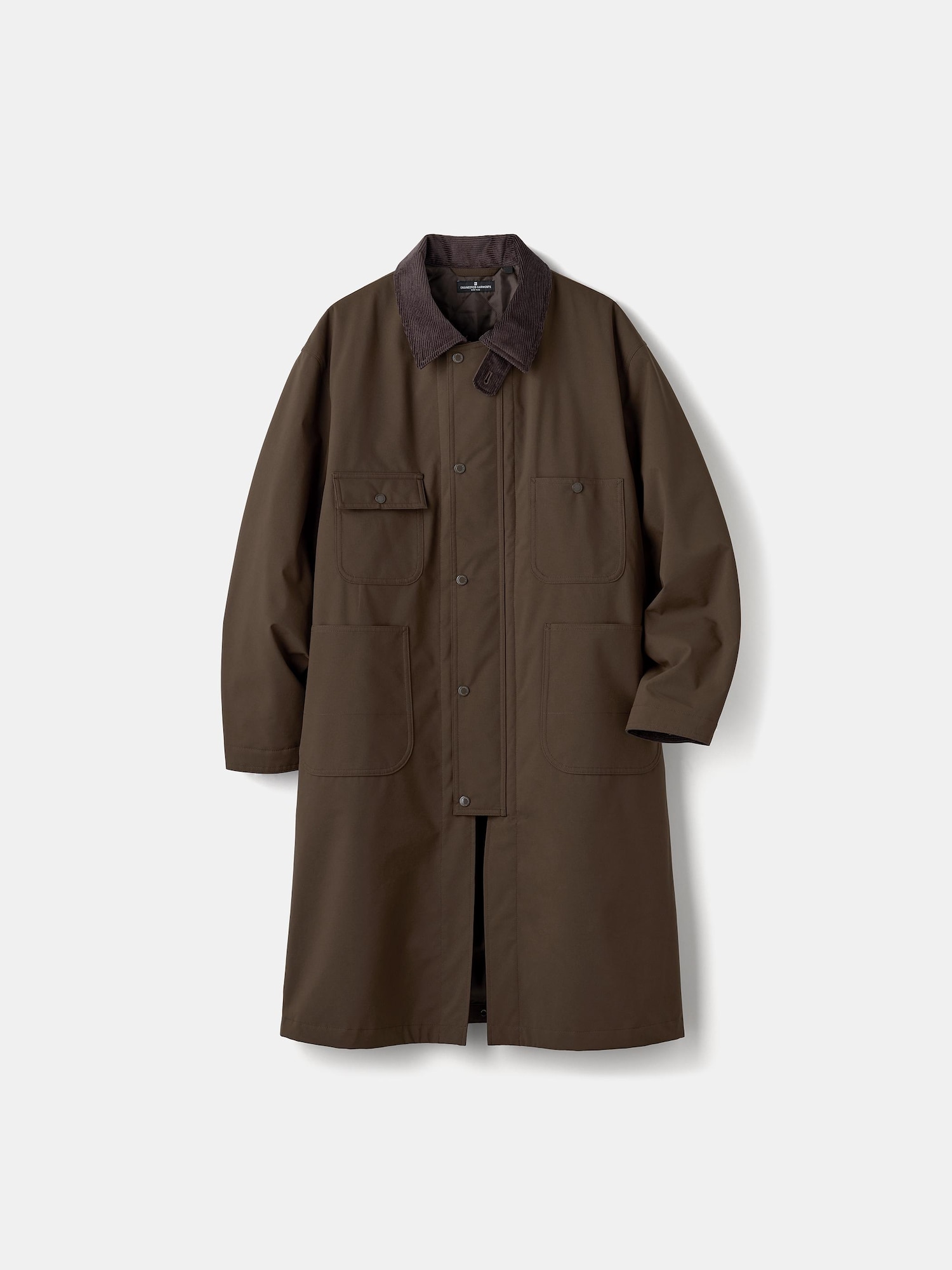 ENGINEERED GARMENTS (pa) 厚手 ウール ワークコート GU公式 | パデッド2WAYオーバーサイズワークコート ENGINEERED