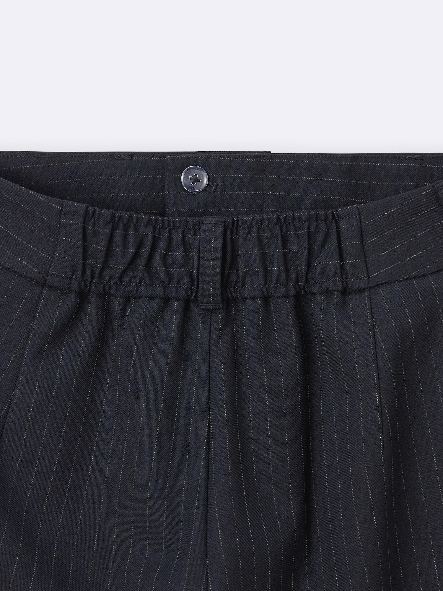 GU公式 | タックワイドパンツ(ストライプ)(丈標準70.0～74.0cm)