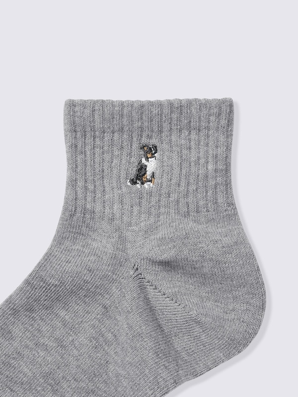 アンクルソックス(刺繍)ST