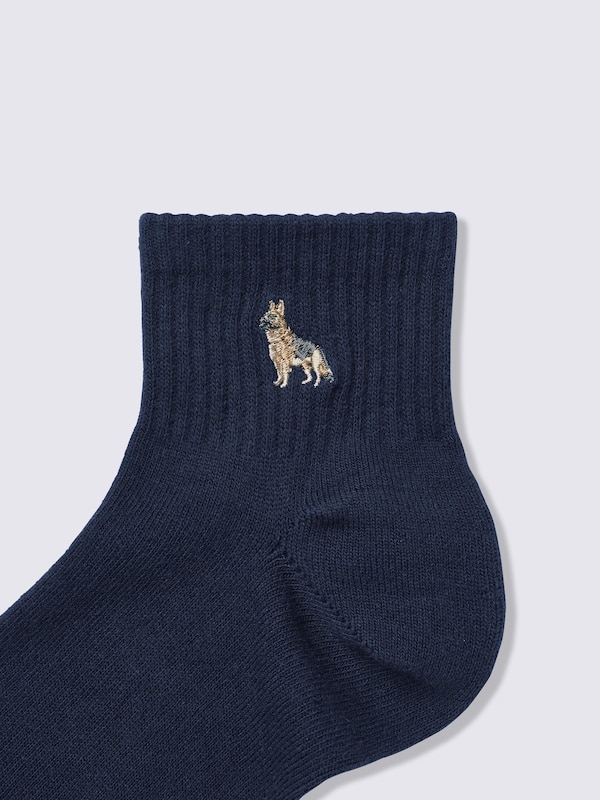 アンクルソックス(刺繍)ST