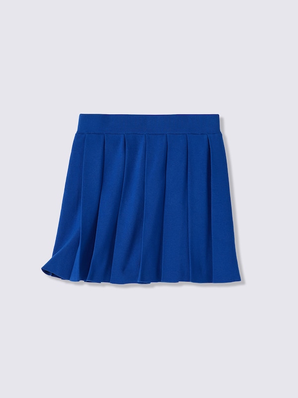 ニットプリーツミニスカート ST