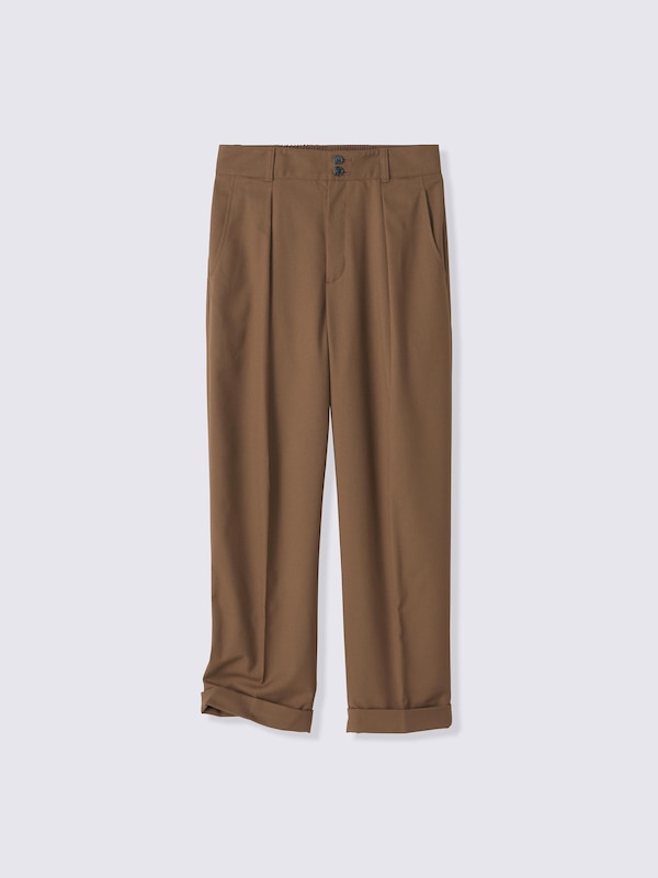 タックテーパードパンツ MN