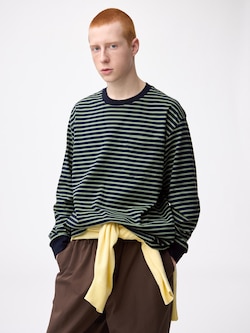 ヘビーウェイトクルーネックT(ボーダー)