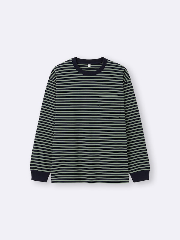 ヘビーウェイトクルーネックT(ボーダー)