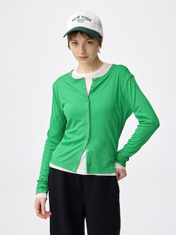 ソフトシアーカーディガンQ