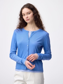 ソフトシアーカーディガンQ