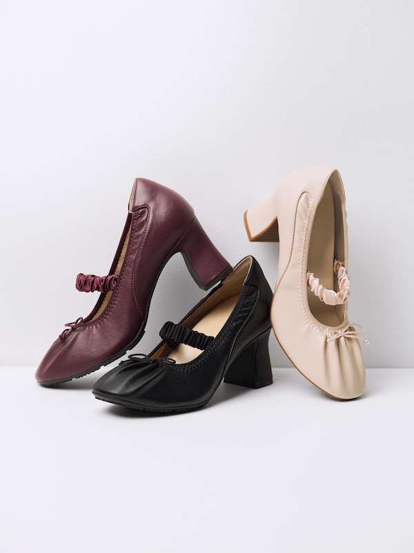 ストラップバレエパンプス MN