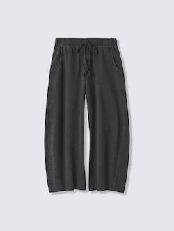 デニムスウェット3Dバレルパンツ UL+EC(丈短め)