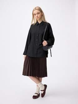 プリーツミディスカート+E