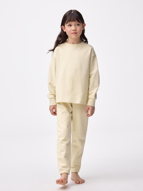 KIDS(男女兼用)コットンスウェットラウンジセット
