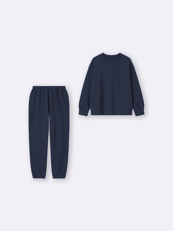 KIDS(男女兼用)コットンスウェットラウンジセット