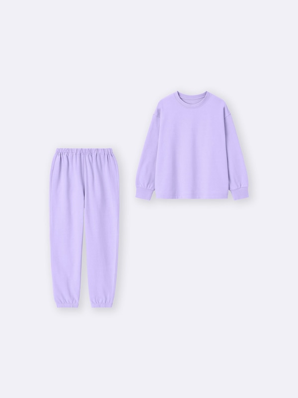 KIDS(男女兼用)コットンスウェットラウンジセット